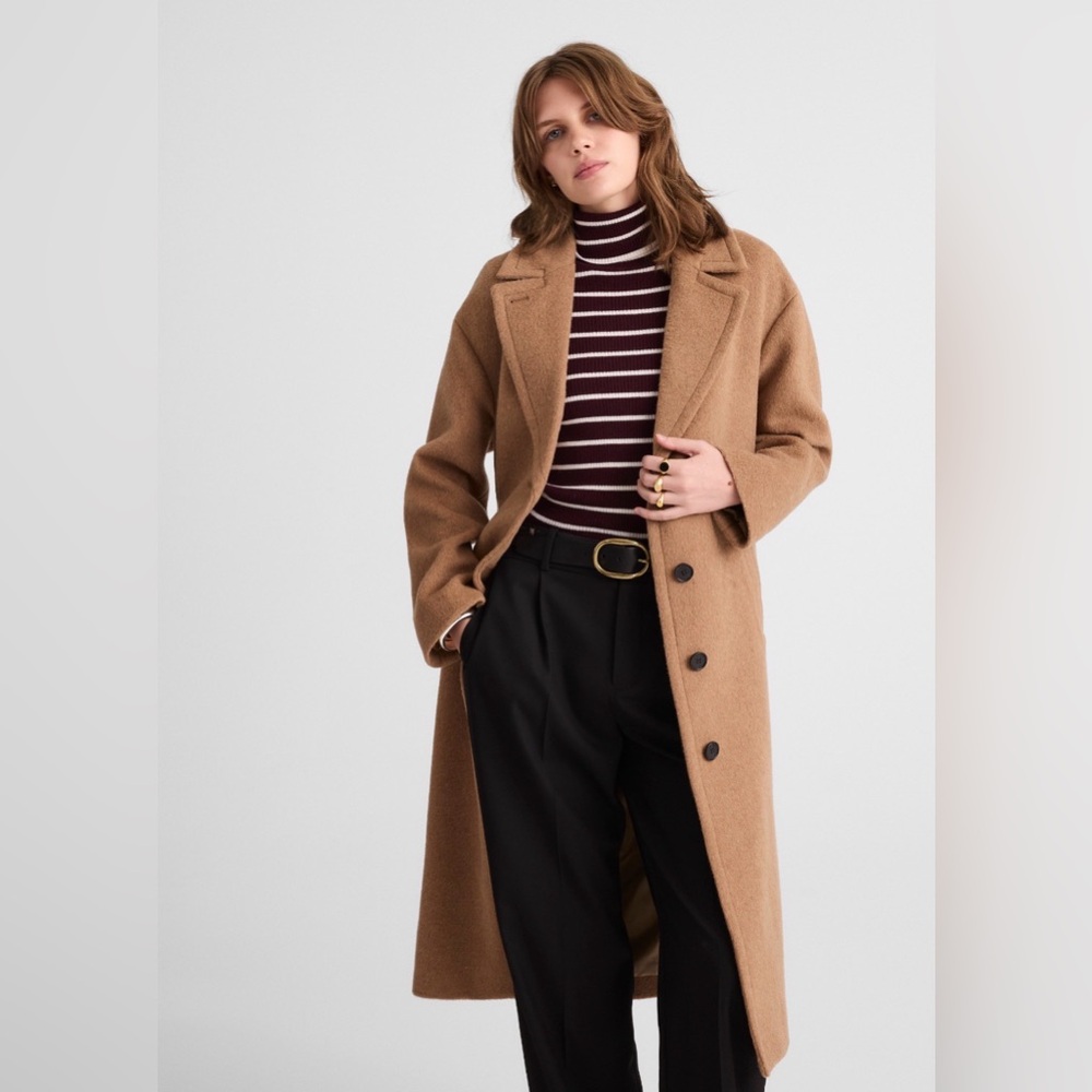 MADEWELL…Alonzo Coat…camel…size M…EUC